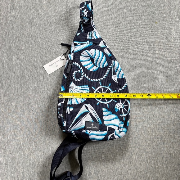 Vera Bradley Blue Nautical Sling Bag Backpack Lighten Up Essential Shore Enough main image 9